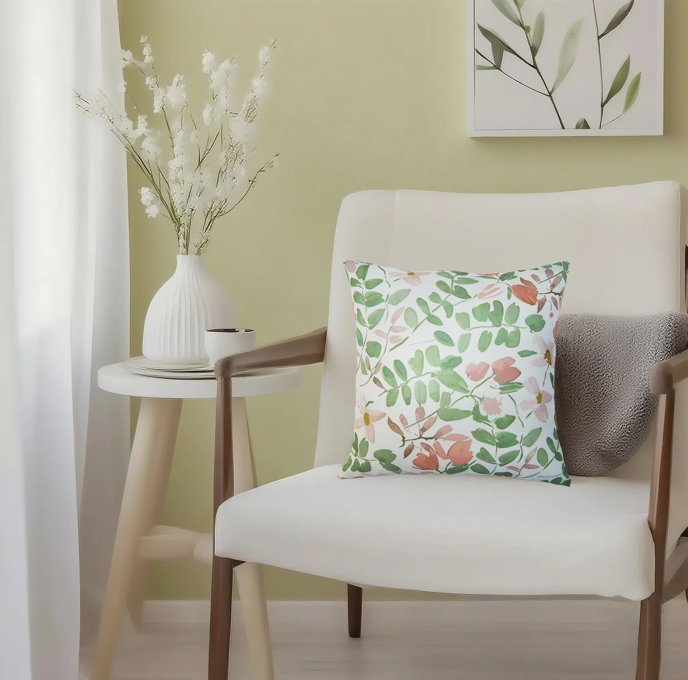 220GSM Printed Poly text Cushion